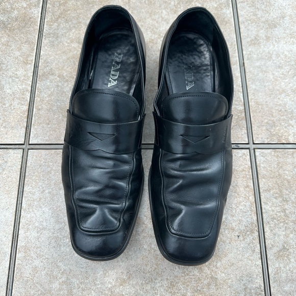 PRADA 
Leather Penny Loafer - Picture 3 of 14
